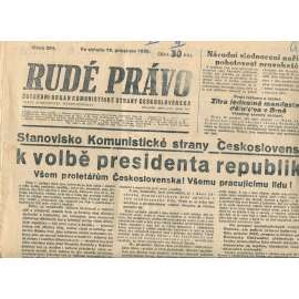 Rudé právo, číslo 294/1935 (1. republika, staré noviny) - [komunisté, komunismus]