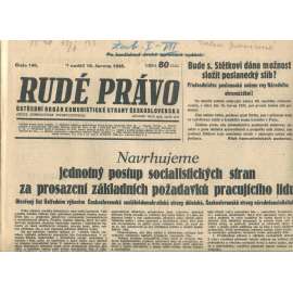 Rudé právo, číslo 140/1935 (1. republika, staré noviny) - [komunisté, komunismus]