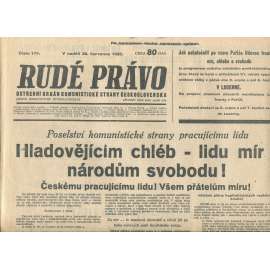 Rudé právo, číslo 174/1935 (1. republika, staré noviny) - [komunisté, komunismus]