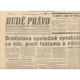 Rudé právo, číslo 179/1935 (1. republika, staré noviny) - [komunisté, komunismus]