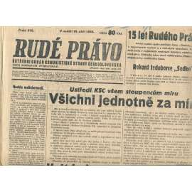 Rudé právo, číslo 216/1935 (1. republika, staré noviny) - [komunisté, komunismus]