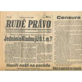 Rudé právo, číslo 3/1935 (1. republika, staré noviny) - [komunisté, komunismus]