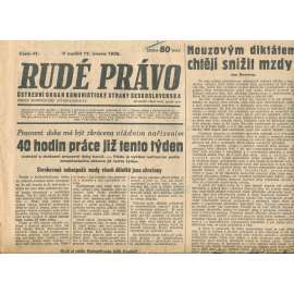 Rudé právo, číslo 41/1935 (1. republika, staré noviny) - [komunisté, komunismus]