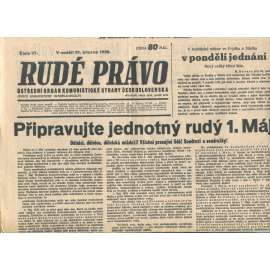 Rudé právo, číslo 77/1935 (1. republika, staré noviny) - [komunisté, komunismus]