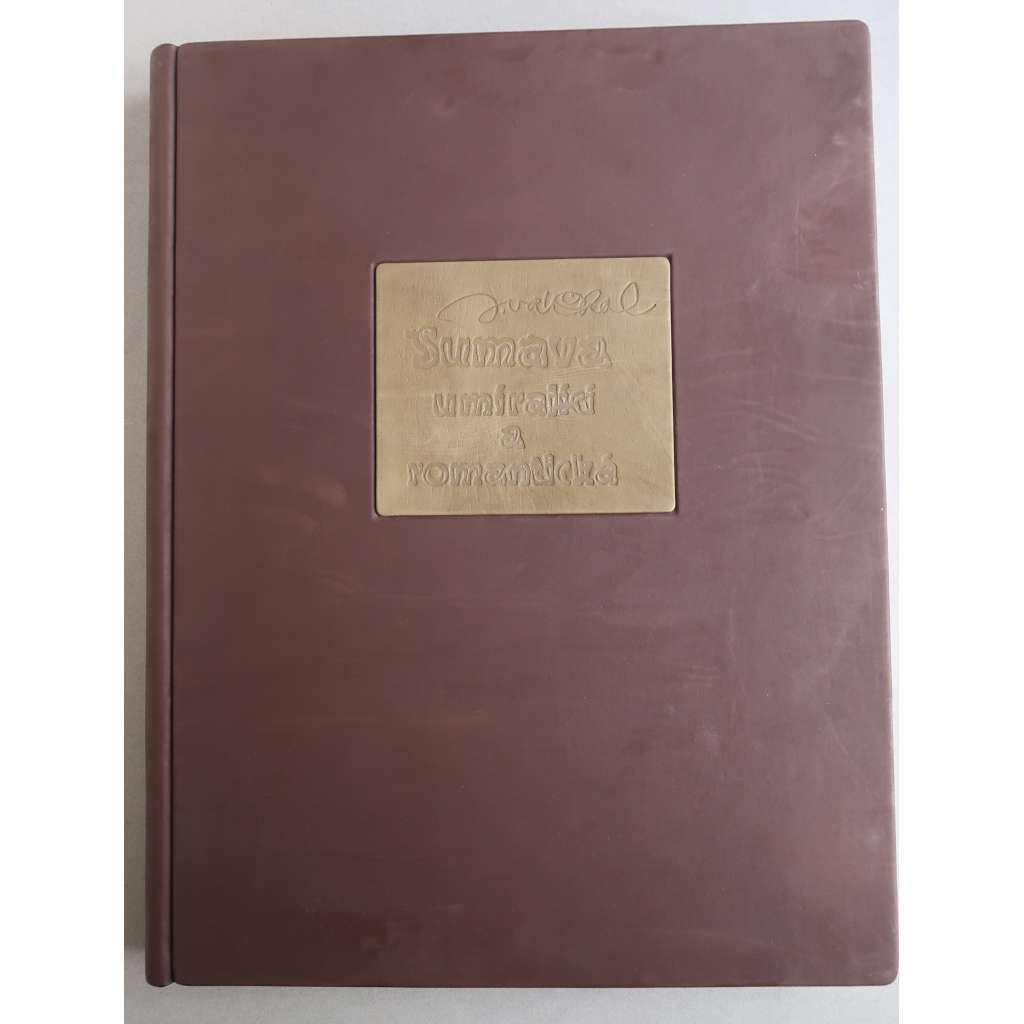 Šumava umírající a romantická - Josef Váchal [PASEKA 2008 obří formát VAZBA KŮŽE - CELOKOŽENÁ, bibliofilské vydání]