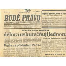 Rudé právo, číslo 178/1935 (1. republika, staré noviny) - [komunisté, komunismus]