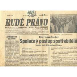Rudé právo, číslo 181/1935 (1. republika, staré noviny) - [komunisté, komunismus]