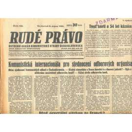 Rudé právo, číslo 183/1935 (1. republika, staré noviny) - [komunisté, komunismus]