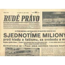 Rudé právo, číslo 210/1935 (1. republika, staré noviny) - [komunisté, komunismus]