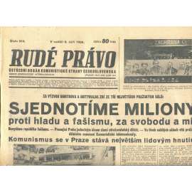 Rudé právo, číslo 210/1935 (1. republika, staré noviny) - [komunisté, komunismus]