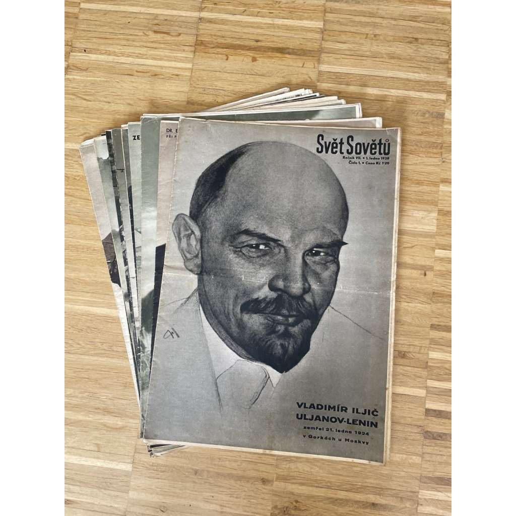 Svět sovětů, ročník VII., číslo 1-11/1938 (časopis, noviny) - komplet