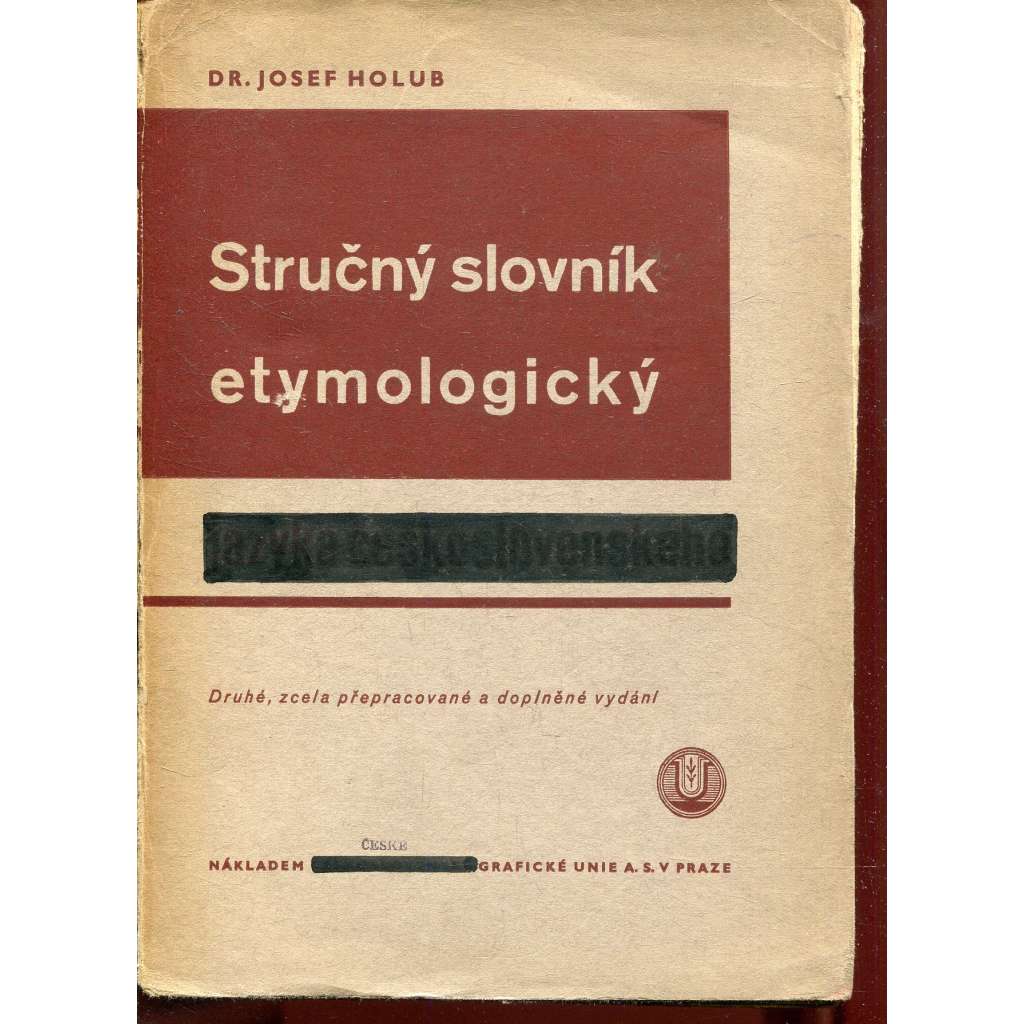 Stručný slovník etymologický