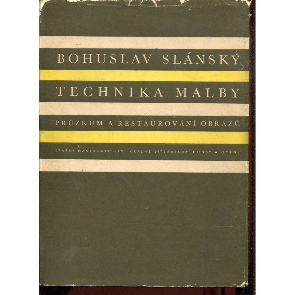 Technika malby II. díl. Průzkum a restaurování obrazů (Bohuslav Slánský)