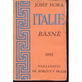 Italie (básně) - podpis Josef Hora