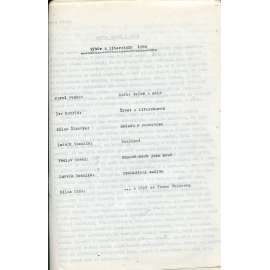 Výběr z literatury 1984 - samizdat