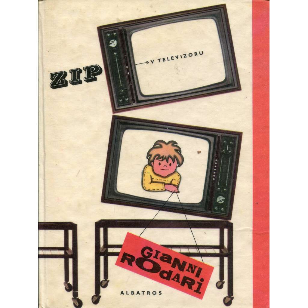 Zip v televizoru (ilustrace Vladimír Fuka)