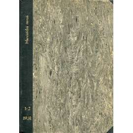 Marxistická revue, ročník I., číslo 1 a 2/1931. List pro teorii a praxi komunistického hnutí (noviny, časopis)