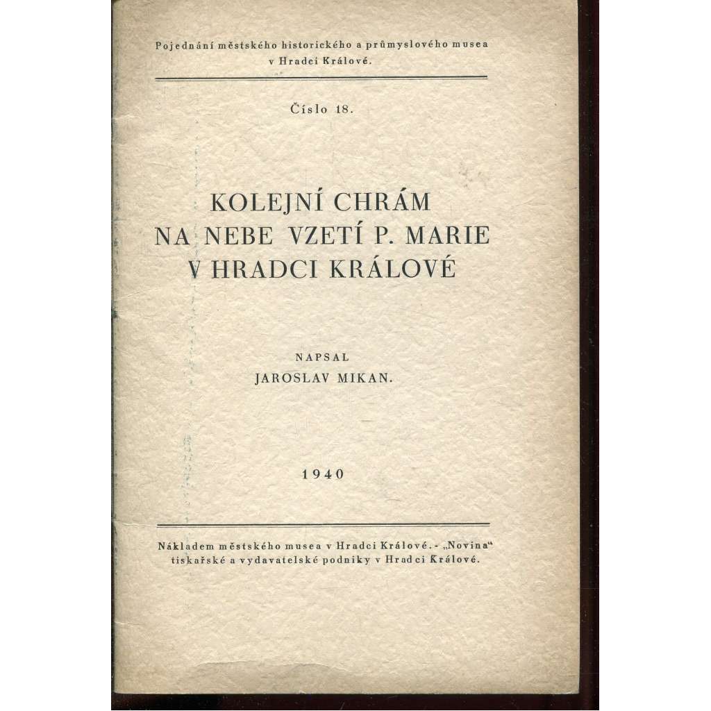 Kolejní chrám Na nebe vzetí P. Marie v Hradci Králové (Hradec Králové) - Kostel Nanebevzetí Panny Marie