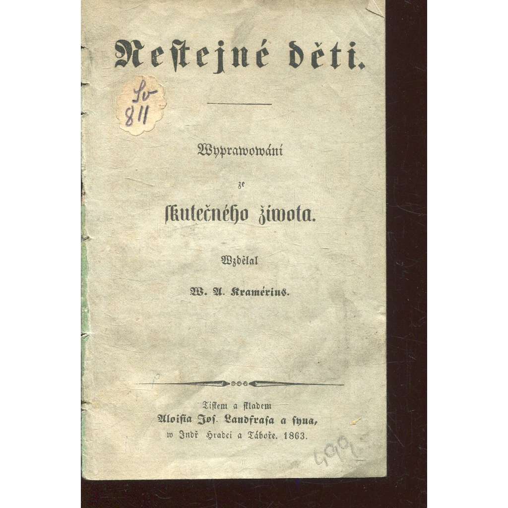 Nestejné děti (1863)