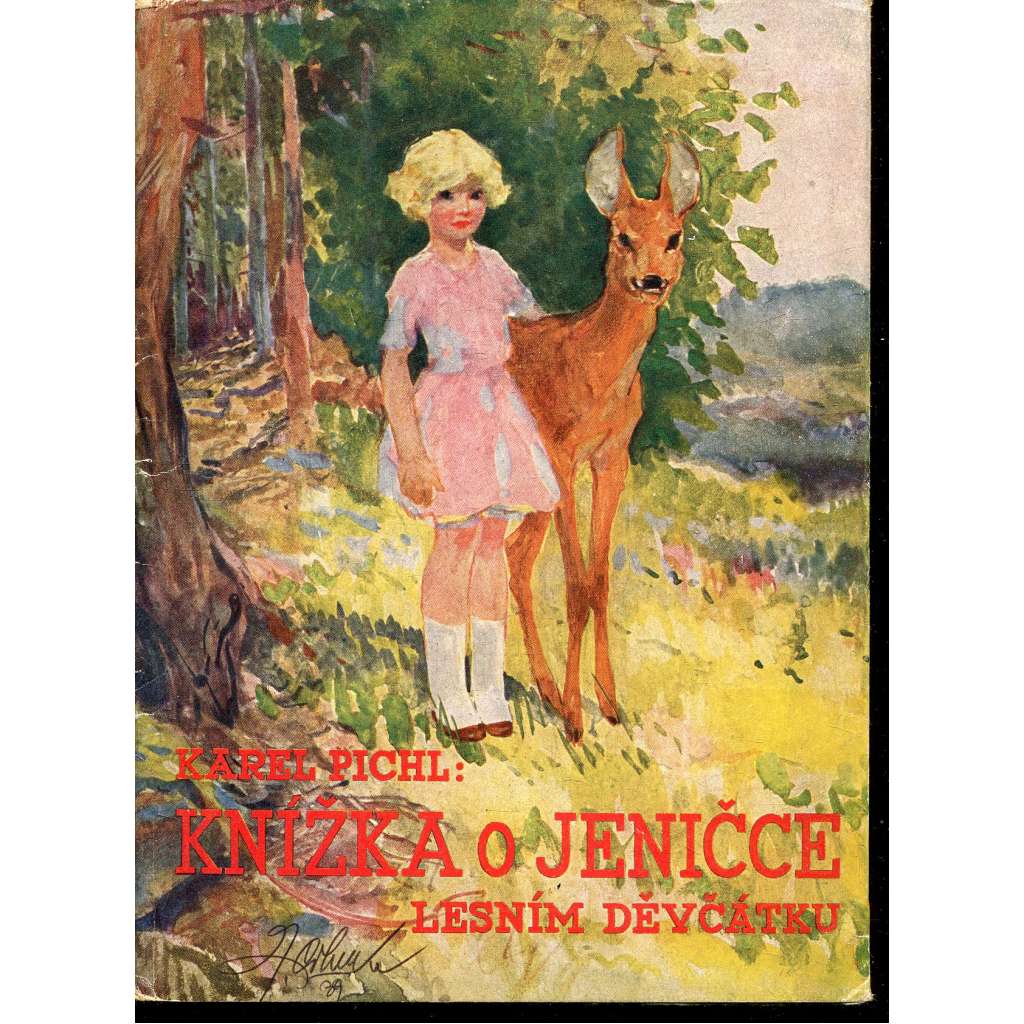 Knížka o Jeničce, lesním děvčátku