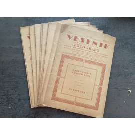 Věstník společenstev fotografů, ročník VI., čísla 1-12/1928 (časopis, fotografie, kompletní ročník)