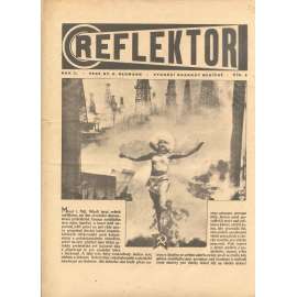 Reflektor, ročník II., číslo 9 (časopis, staré noviny, 1. republika)