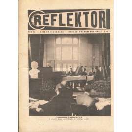 Reflektor, ročník II., číslo 4 (časopis, staré noviny, 1. republika)