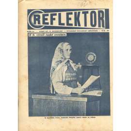Reflektor, ročník II., číslo 21 (časopis, staré noviny, 1. republika)