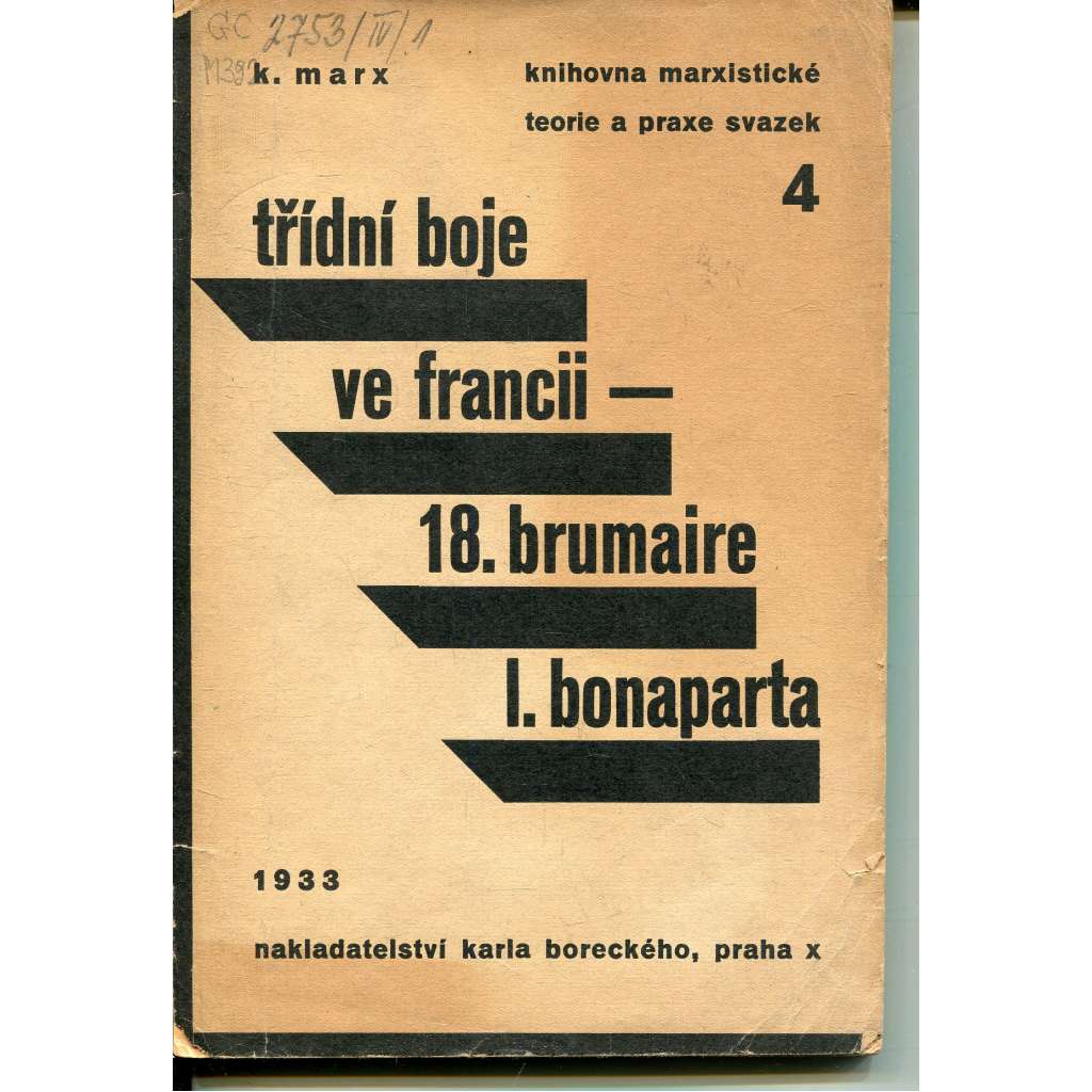 Třídní boje ve Francii - 18. brumaire Ludvíka Bonaparta