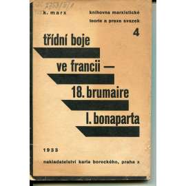 Třídní boje ve Francii - 18. brumaire Ludvíka Bonaparta
