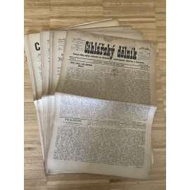 Cihlářský deník, ročník IV., číslo 2-18, 20-23 a 25/1909 (cihelny, cihly) - časopis, noviny