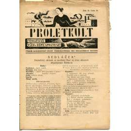 Proletkult, rok II., číslo 26/1923 [Týdeník KSČ pro proletářskou kulturu] - časopis, noviny, 1. republika