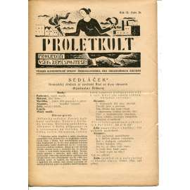 Proletkult, rok II., číslo 26/1923 [Týdeník KSČ pro proletářskou kulturu] - časopis, noviny, 1. republika