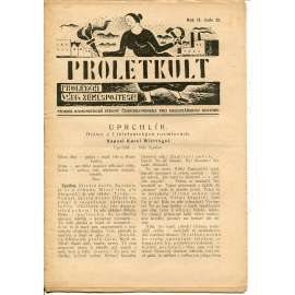 Proletkult, rok II., číslo 25/1923 [Týdeník KSČ pro proletářskou kulturu] - časopis, noviny, 1. republika