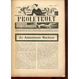 Proletkult, rok II., číslo 18/1923 [Týdeník KSČ pro proletářskou kulturu] - časopis, noviny, 1. republika