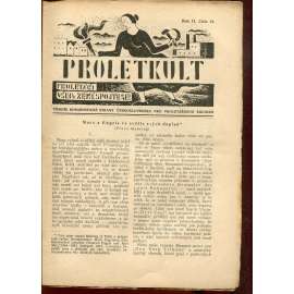 Proletkult, rok II., číslo 16/1923 [Týdeník KSČ pro proletářskou kulturu] - časopis, noviny, 1. republika