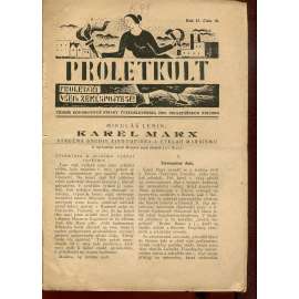 Proletkult, rok II., číslo 10/1923 [Týdeník KSČ pro proletářskou kulturu] - časopis, noviny, 1. republika