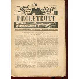 Proletkult, rok II., číslo 9/1923 [Týdeník KSČ pro proletářskou kulturu] - časopis, noviny, 1. republika