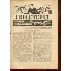 Proletkult, rok II., číslo 8/1923 [Týdeník KSČ pro proletářskou kulturu] - časopis, noviny, 1. republika