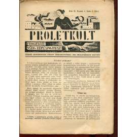 Proletkult, rok II., číslo 2/1923 [Týdeník KSČ pro proletářskou kulturu] - časopis, noviny, 1. republika
