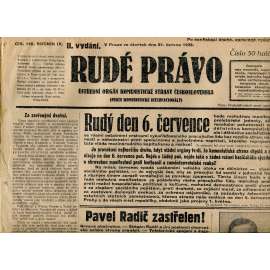 Rudé právo, ročník IX., číslo 146/1928 (1. republika, staré noviny)