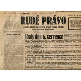 Rudé právo, ročník IX., číslo 148/1928 (1. republika, staré noviny)