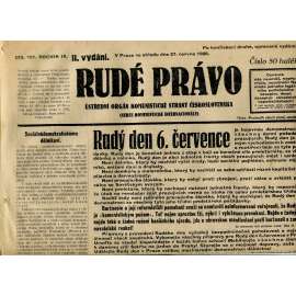 Rudé právo, ročník IX., číslo 151/1928 (1. republika, staré noviny)