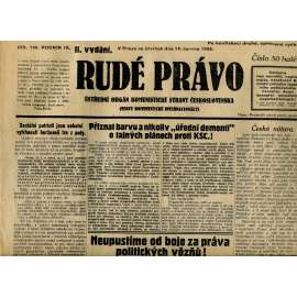 Rudé právo, ročník IX., číslo 140/1928 (1. republika, staré noviny)