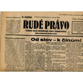 Rudé právo, ročník IX., číslo 87/1928 (1. republika, staré noviny)
