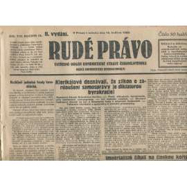 Rudé právo, ročník IX., číslo 113/1928 (1. republika, staré noviny)