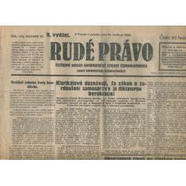Rudé právo, ročník IX., číslo 113/1928 (1. republika, staré noviny)