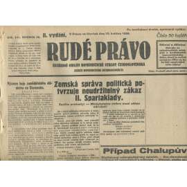 Rudé právo, ročník IX., číslo 111/1928 (1. republika, staré noviny)