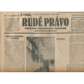 Rudé právo, ročník IX., číslo 110/1928 (1. republika, staré noviny)