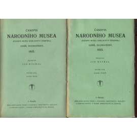Časopis Národního musea, ročník XCIX., sv. I.-IV./1925 (Časopis musea Království českého) - 3 svazky